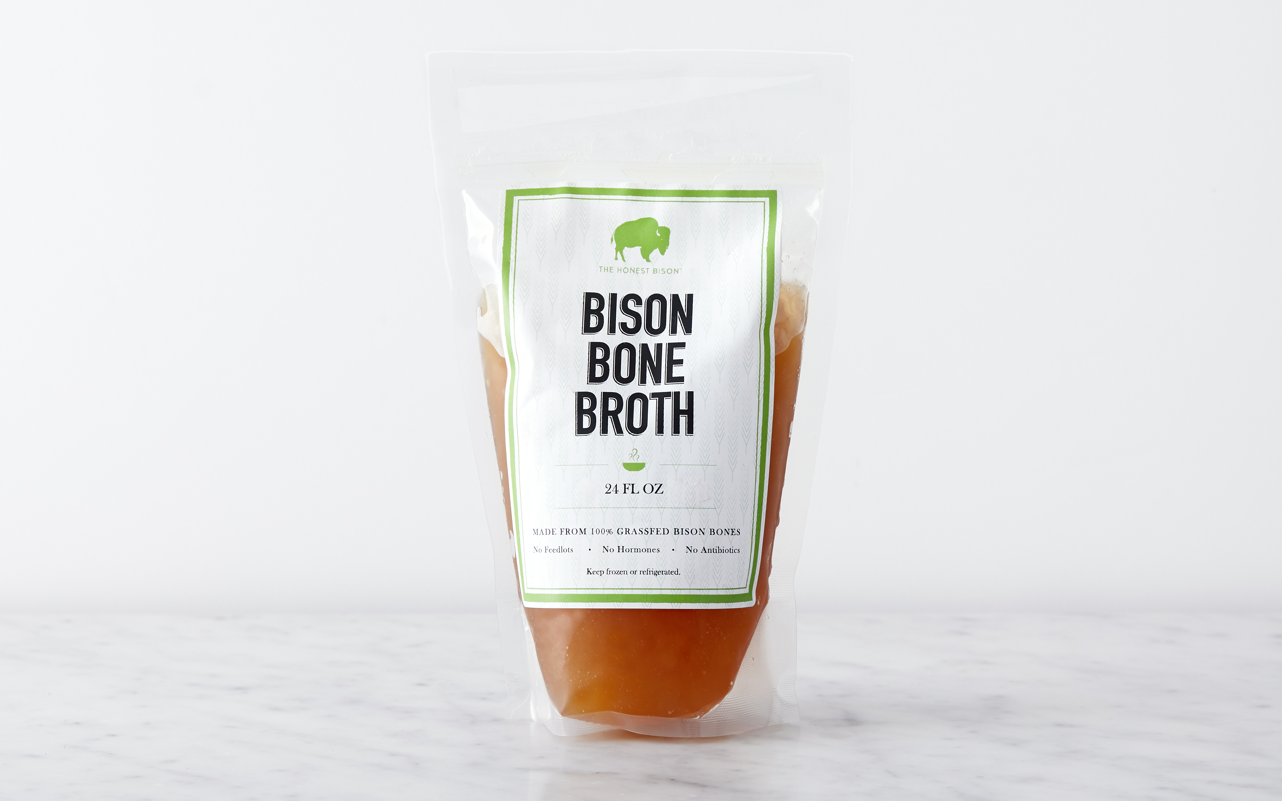 Grassfed Bison Bone Broth (Frozen) The Honest Bison SF Bay Good Eggs
